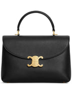 CELINE Medium Nino Supple Calfskin Cross Bag Black