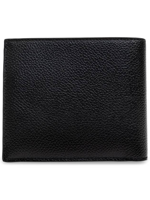 Balenciaga Wave Logo Half Wallet Black
