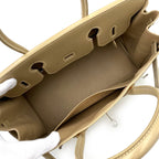 HERMES BIRKIN 30 BEIGE TYPE BOXCALF HAND BAG □G SHW 90232423