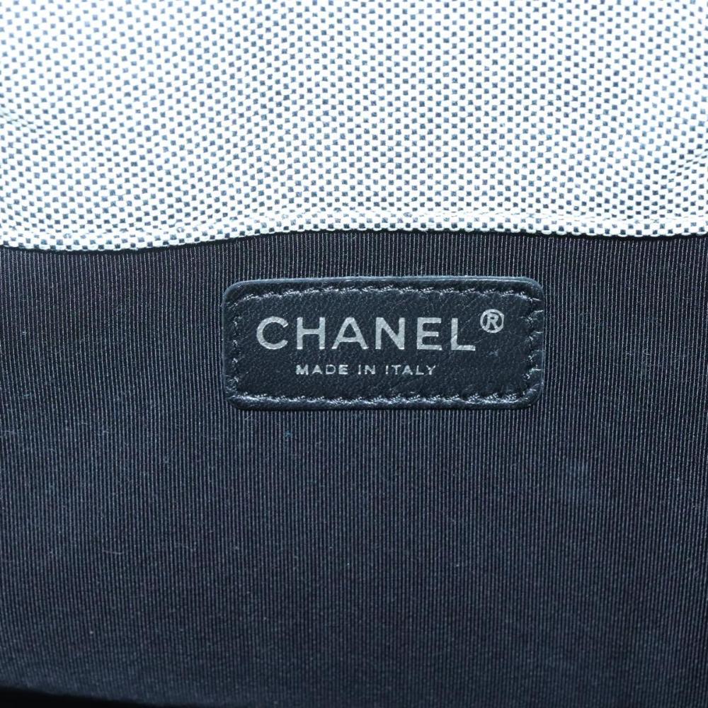Beige Canvas Chanel Tote