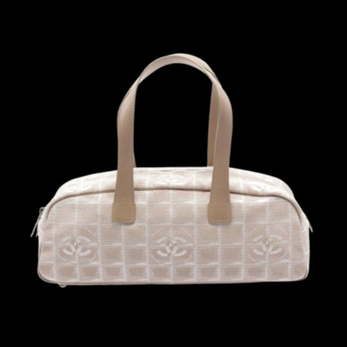 Beige Canvas Chanel Travel Line