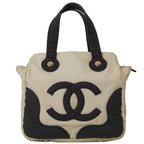 Beige Canvas Chanel Tote