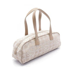 Beige Canvas Chanel Travel Line