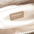 Beige Canvas Chanel Travel Line