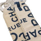 Beige Canvas Chanel Tote