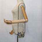 Beige Canvas Chanel Shoulder Bag