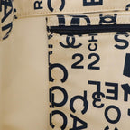 Beige Canvas Chanel Tote