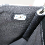 Beige Canvas Chanel Shoulder Bag