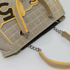 Beige Canvas Chanel Tote