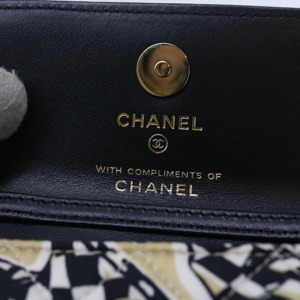 Beige Canvas Chanel Shoulder Bag