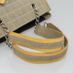 Beige Canvas Chanel Tote