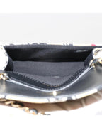 Beige Cotton Chanel Shoulder Bag