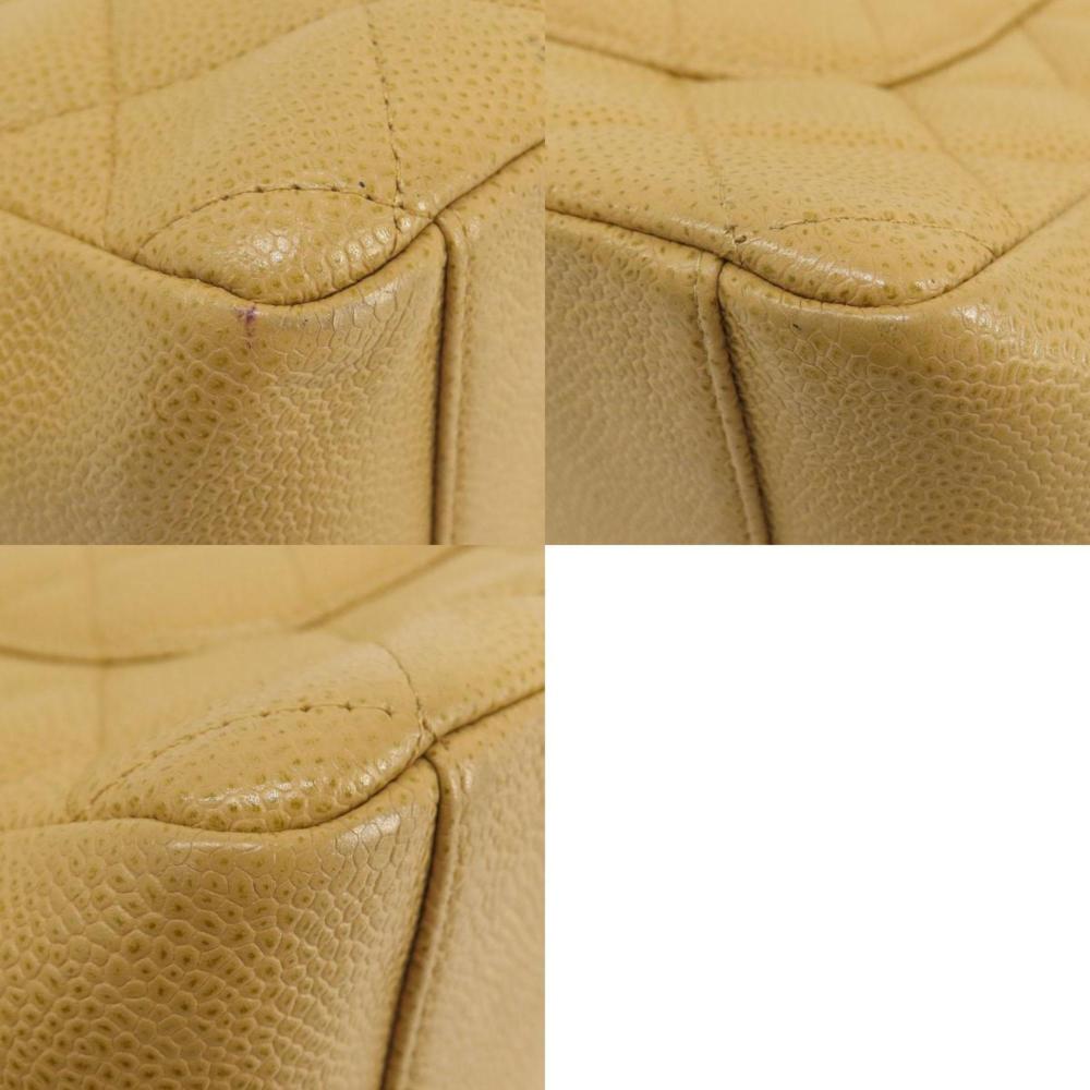 Beige Fabric Chanel Shoulder Bag