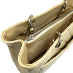 Beige Fabric Chanel Shoulder Bag