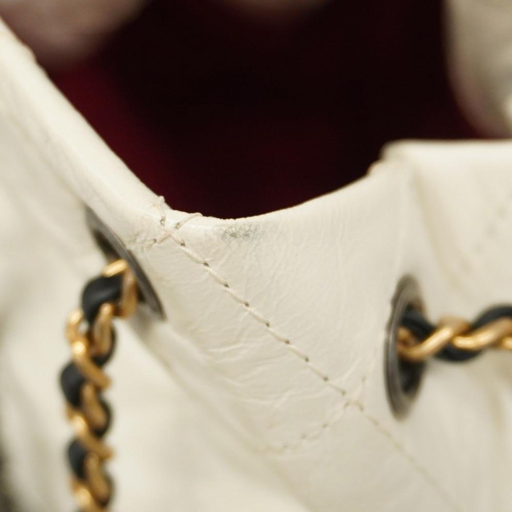 Beige Fabric Chanel Backpack