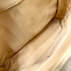 Beige Fabric Chanel Shoulder Bag