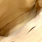 Beige Fabric Chanel Shoulder Bag