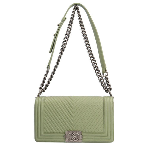 Beige Fabric Chanel Travel Bag