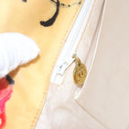 Beige Fabric Chanel Tote