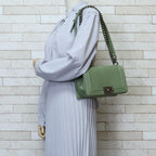Beige Fabric Chanel Travel Bag