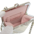 Beige Fabric Chanel Shoulder Bag