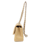 Beige Fabric Chanel Shoulder Bag