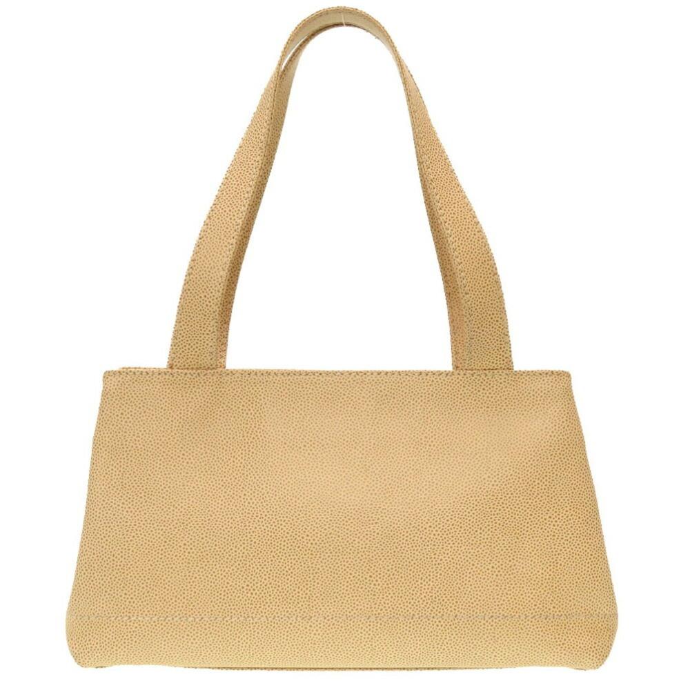Beige Fabric Chanel Tote