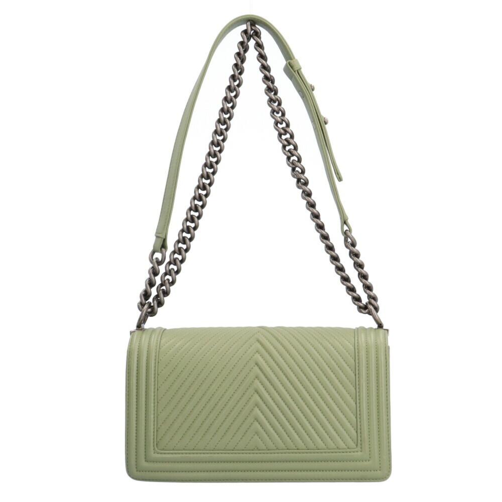 Beige Fabric Chanel Travel Bag