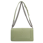 Beige Fabric Chanel Travel Bag