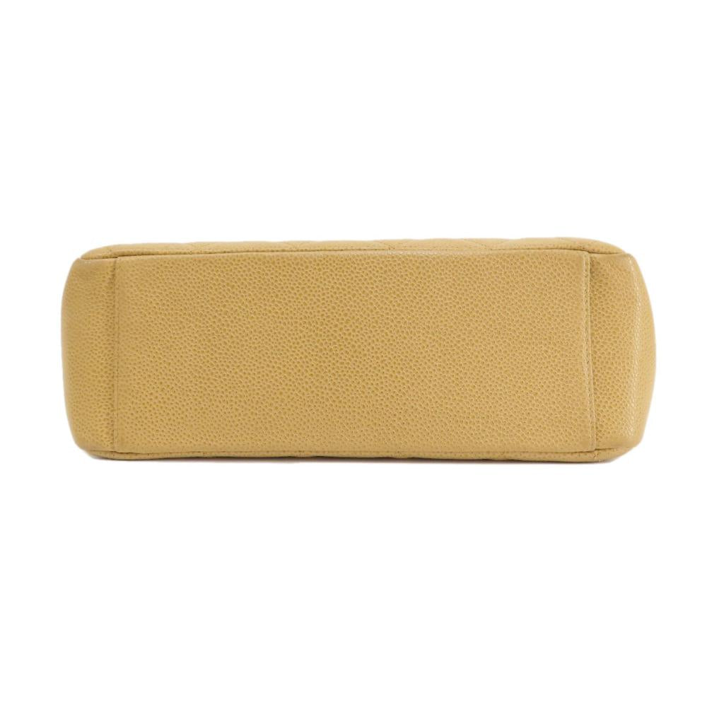 Beige Fabric Chanel Shoulder Bag