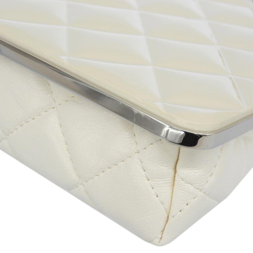 Beige Fabric Chanel Shoulder Bag