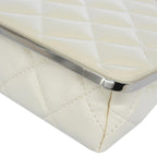 Beige Fabric Chanel Shoulder Bag