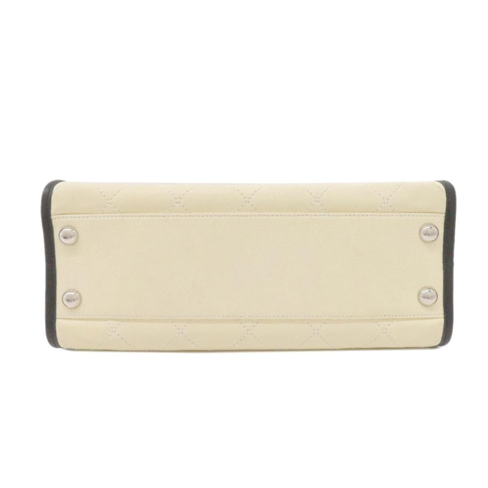Beige Fabric Chanel Shoulder Bag