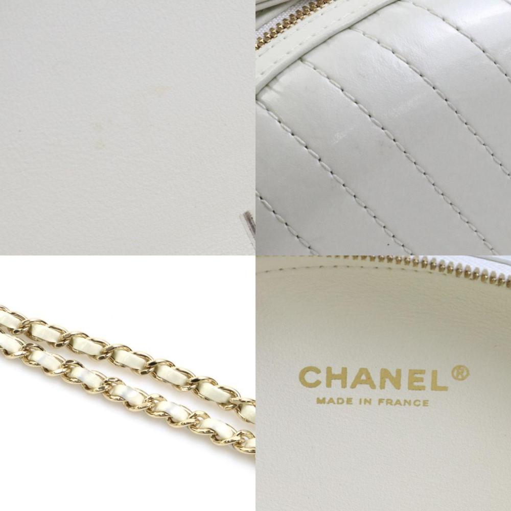 Beige Fabric Chanel Flap Bag