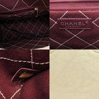 Beige Fabric Chanel Shoulder Bag