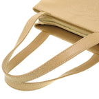 Beige Fabric Chanel Tote