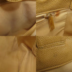 Beige Fabric Chanel Shoulder Bag