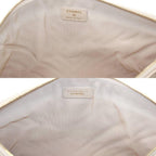 Beige Fabric Chanel Travel Bag