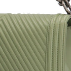 Beige Fabric Chanel Travel Bag