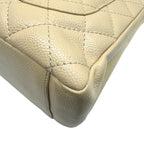 Beige Fabric Chanel Shoulder Bag