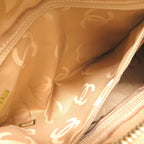 Beige Fabric Chanel Tote