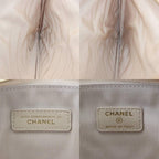 Beige Fabric Chanel Travel Bag