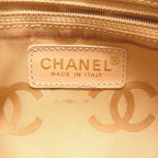 Beige Fabric Chanel Tote