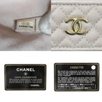 Beige Fabric Chanel Travel Bag