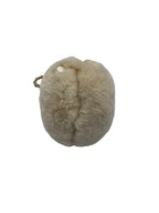 Beige Fur Chanel Crossbody Bag