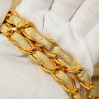 Beige Leather Chanel Flap Bag