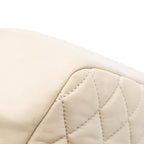 Beige Leather Chanel Flap Bag