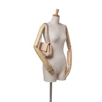 Beige Leather Chanel Flap Bag