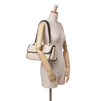 Beige Leather Chanel Flap Bag