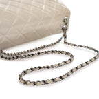 Beige Leather Chanel Flap Bag